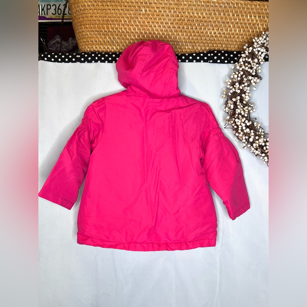 Pistachio Sweet Bright Pink With Flowers Jacket Size 2T - Picture 8 of 10